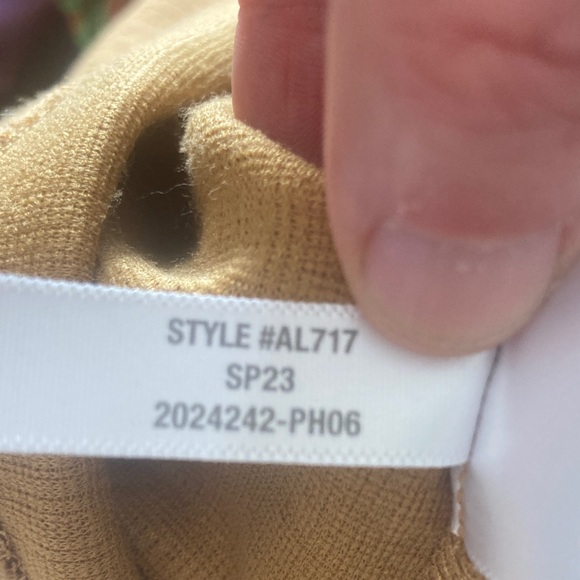 Madewell Tan Mini Wrap Dress size small - Picture 9 of 9